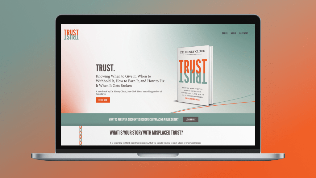 DHC trust website mockup